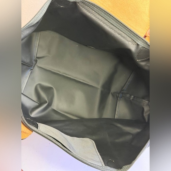 Longchamp Le Pliage Grey Nylon Tote Bag Short Handles - Picture 10 of 12